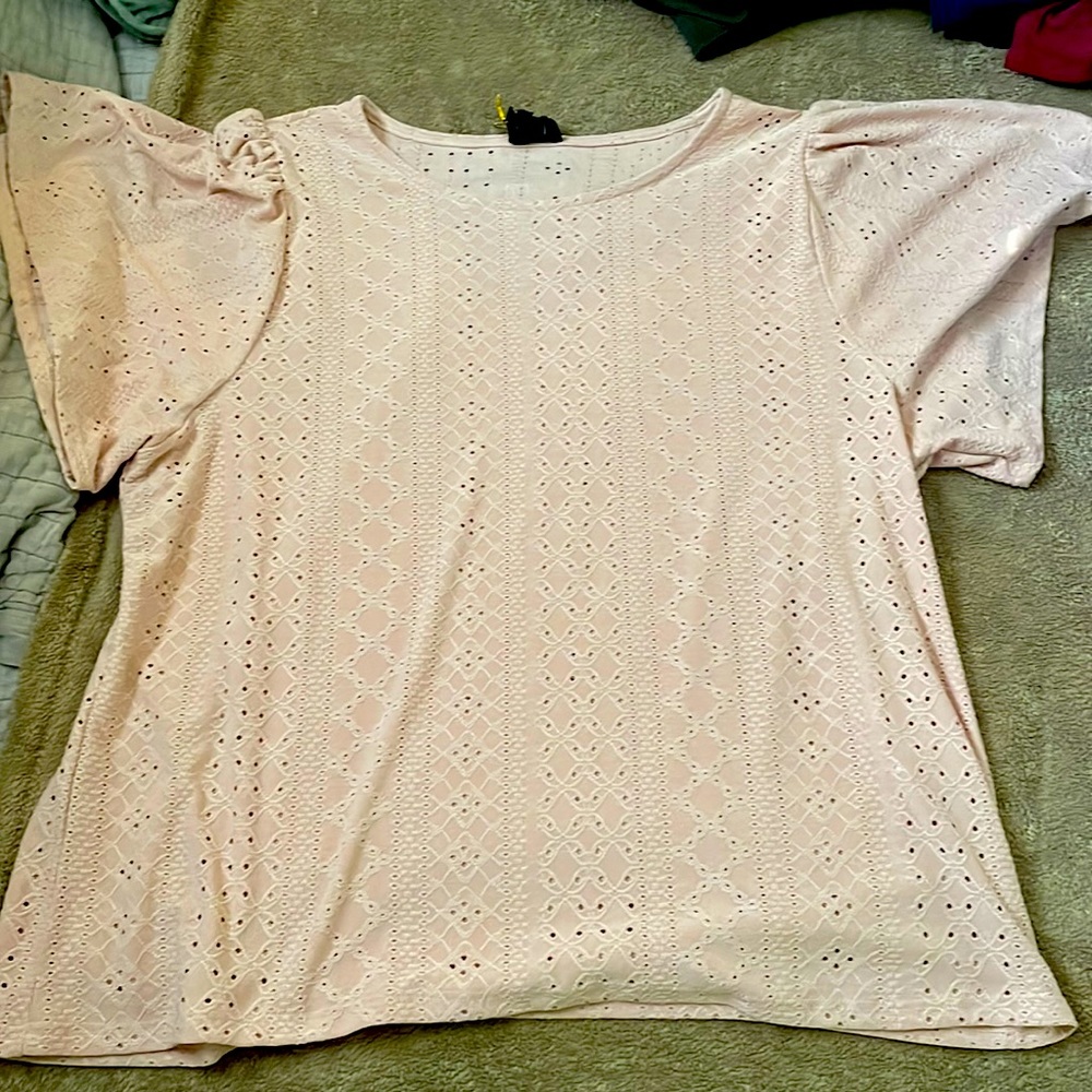 Pink blouse